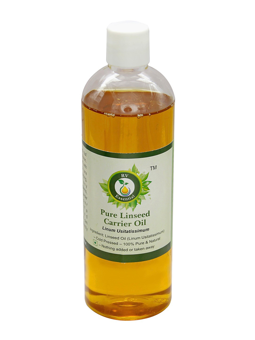 R V Essential Pure Linseed Carrier Oil For Moisturization And Nourishment- 200 ml