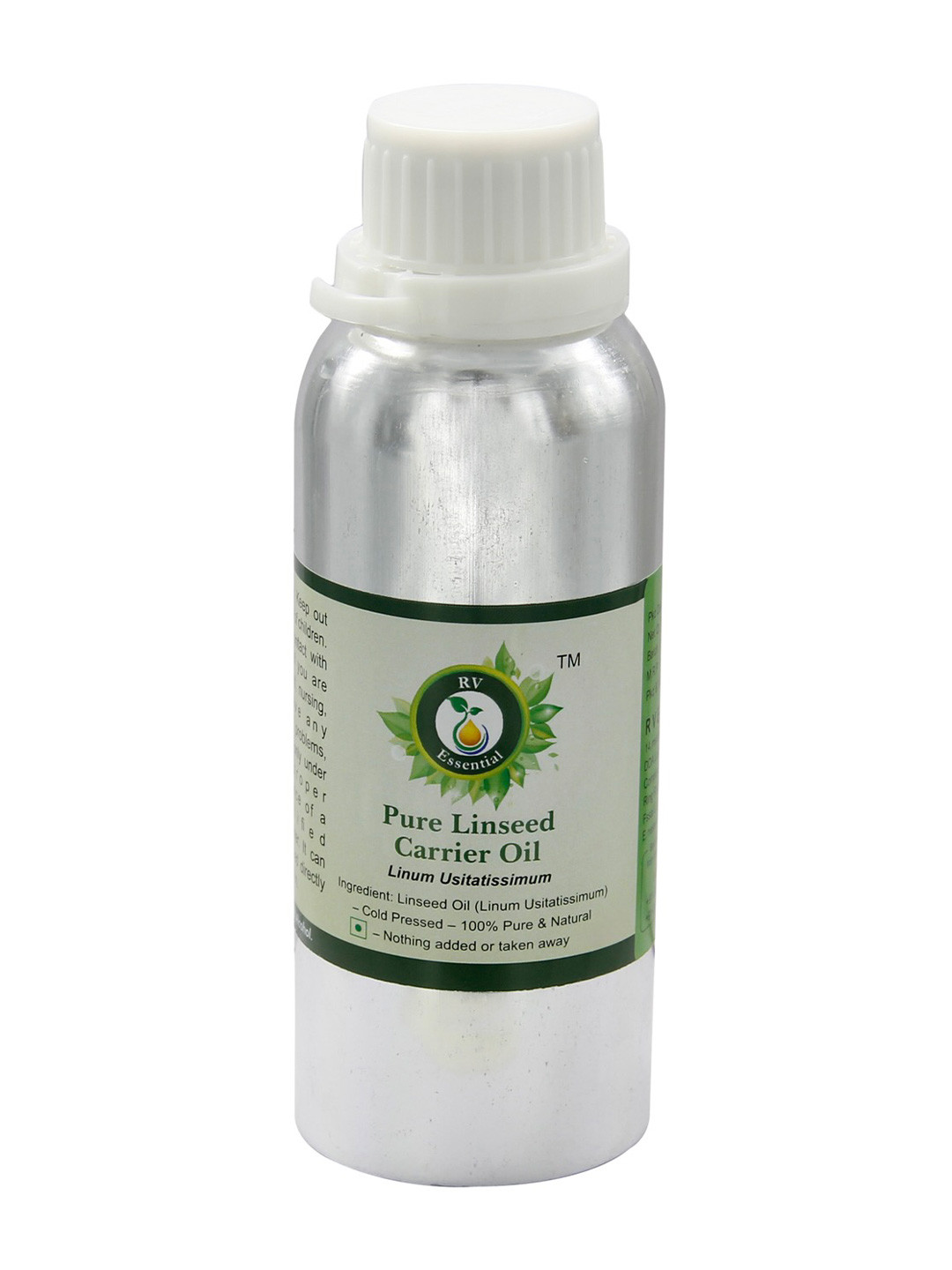 R V Essential Pure Linseed Alcohol Free Carrier Oil - 300 ml