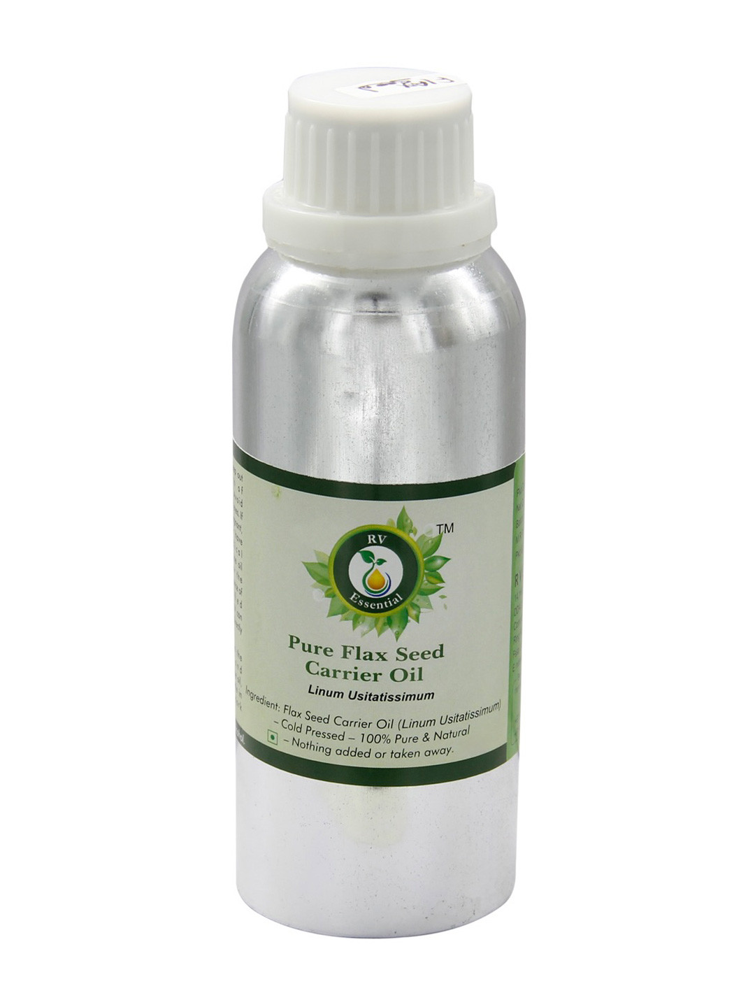 R V Essential Pure Flax Seed Carrier Oil For Moisturization And Nourishment- 300 ml
