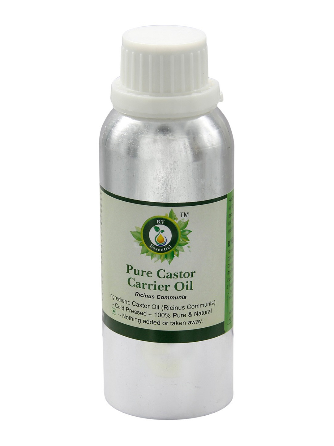 R V Essential Pure Castor Carrier Oil - 630 ml