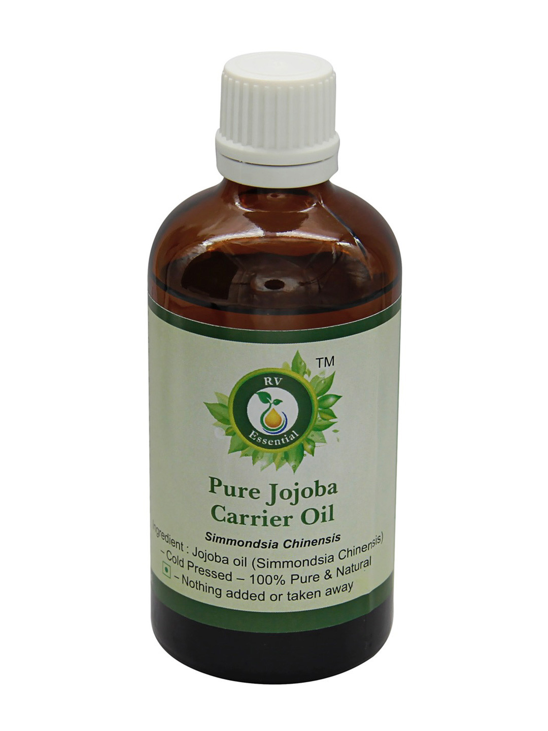 R V Essential Pure Jojoba Alcohol Free Carrier Oil - 100 ml