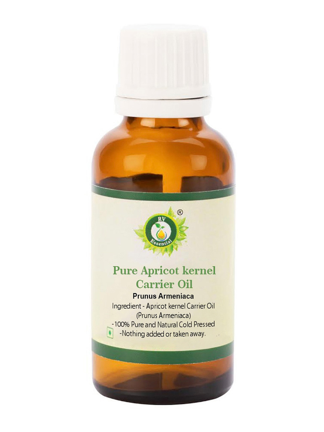 R V Essential Pure Apricot Kernel Alcohol Free Carrier Oil - 30 ml