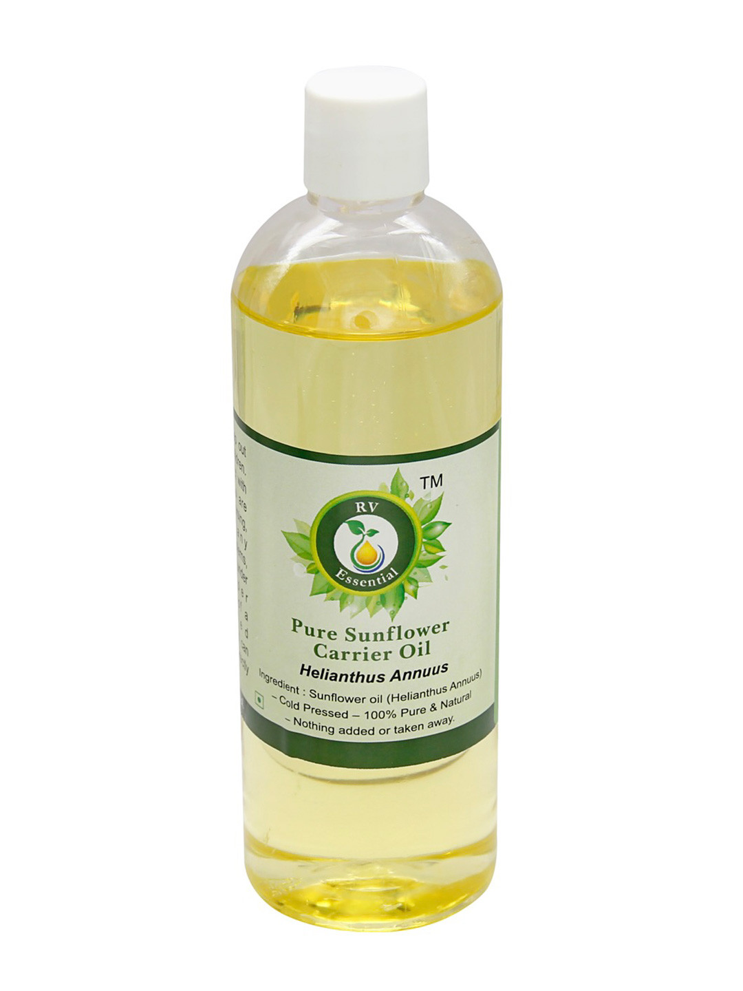 R V Essential Pure Sunflower Alcohol Free Carrier Oil - 100 ml