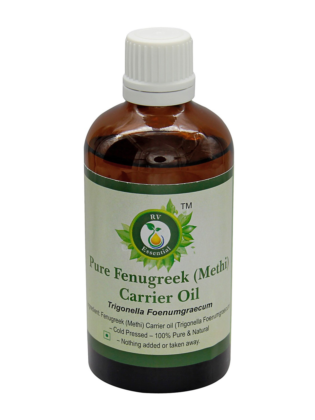 R V Essential Pure Fenugreek (Methi) Carrier Oil - 50 ml