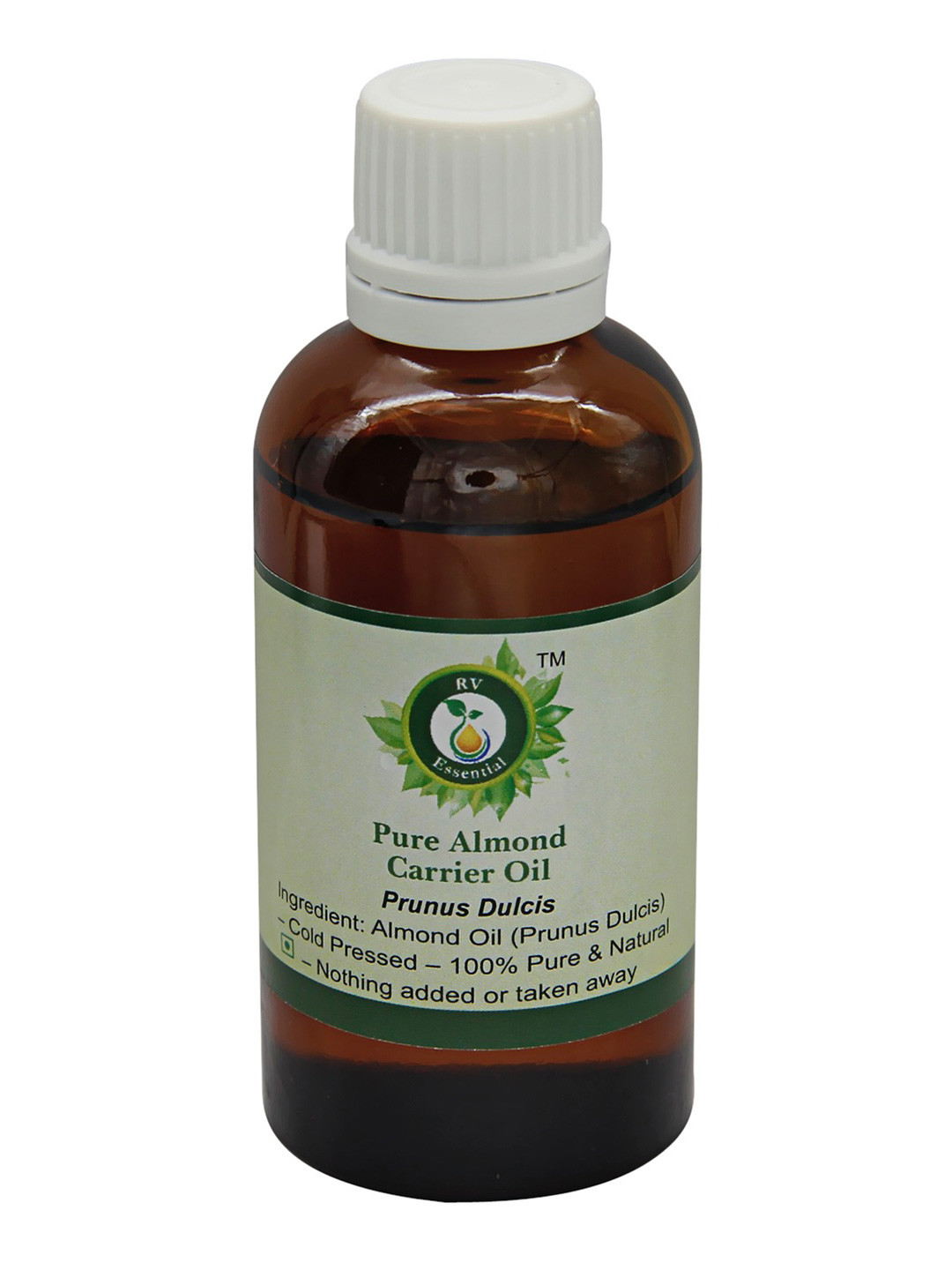 R V Essential Pure Almond Carrier Oil - 50 ml