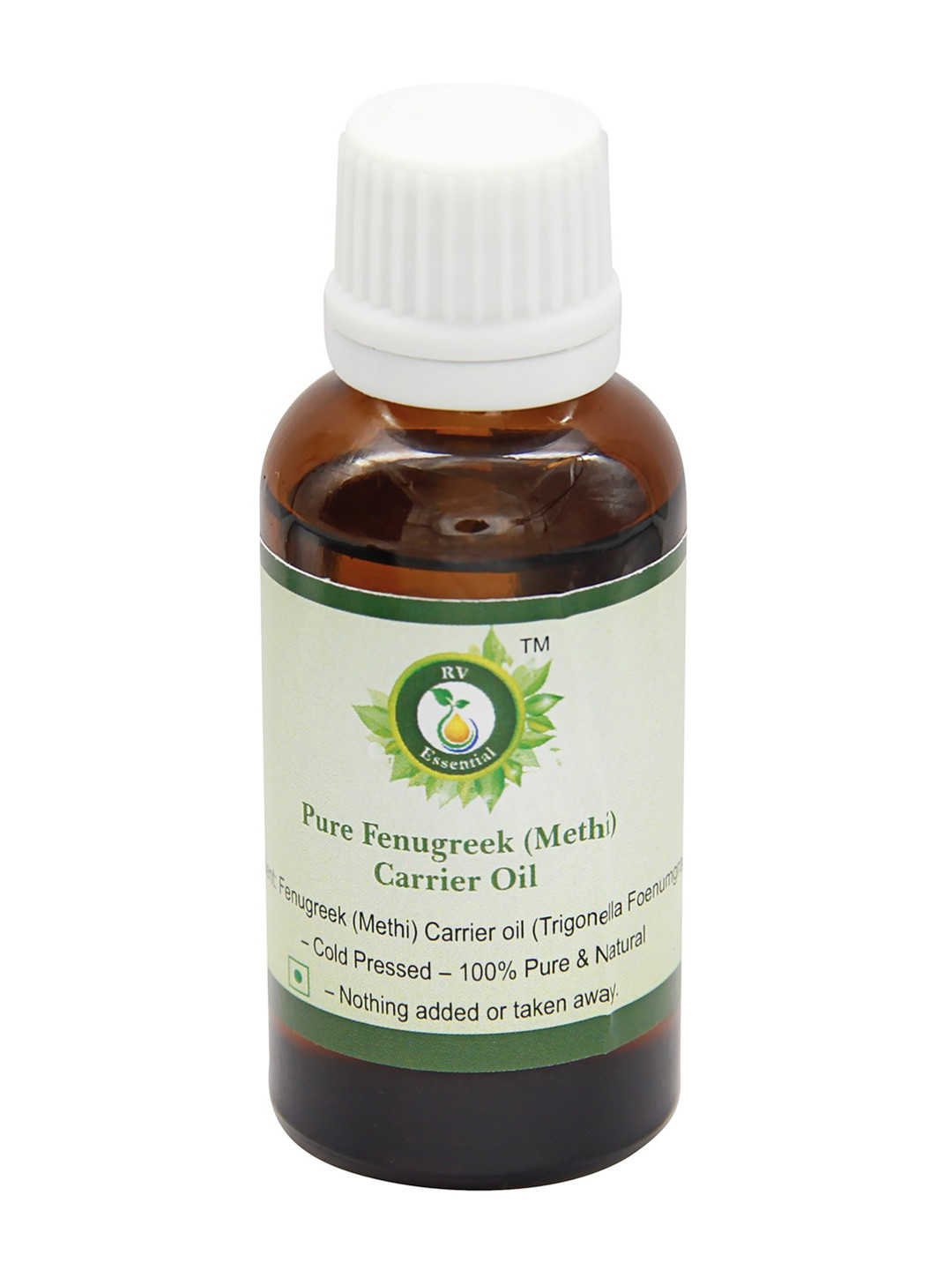 R V Essential Pure Fenugreek (Methi) Carrier Oil - 10 ml