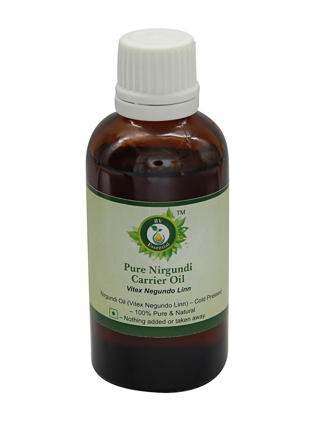 R V Essential Pure Nirgundi Alochol Free Carrier Oil - 30 ml