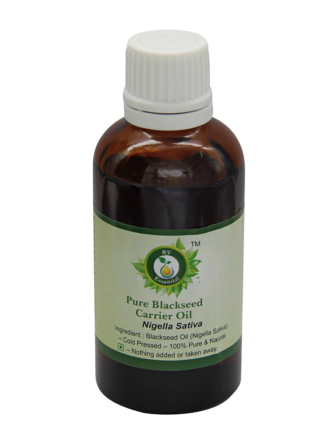 R V Essential Pure Blackseed Carrier Oil For Moisturization And Nourishment- 30 ml