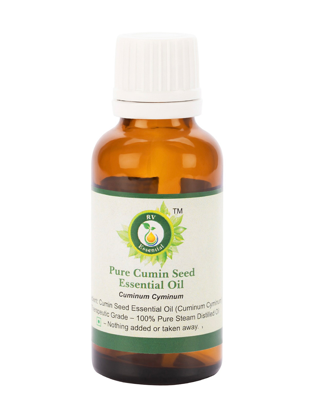 R V Essential Pure Cumin Seed Alochol Free Essential Oil - 30 ml