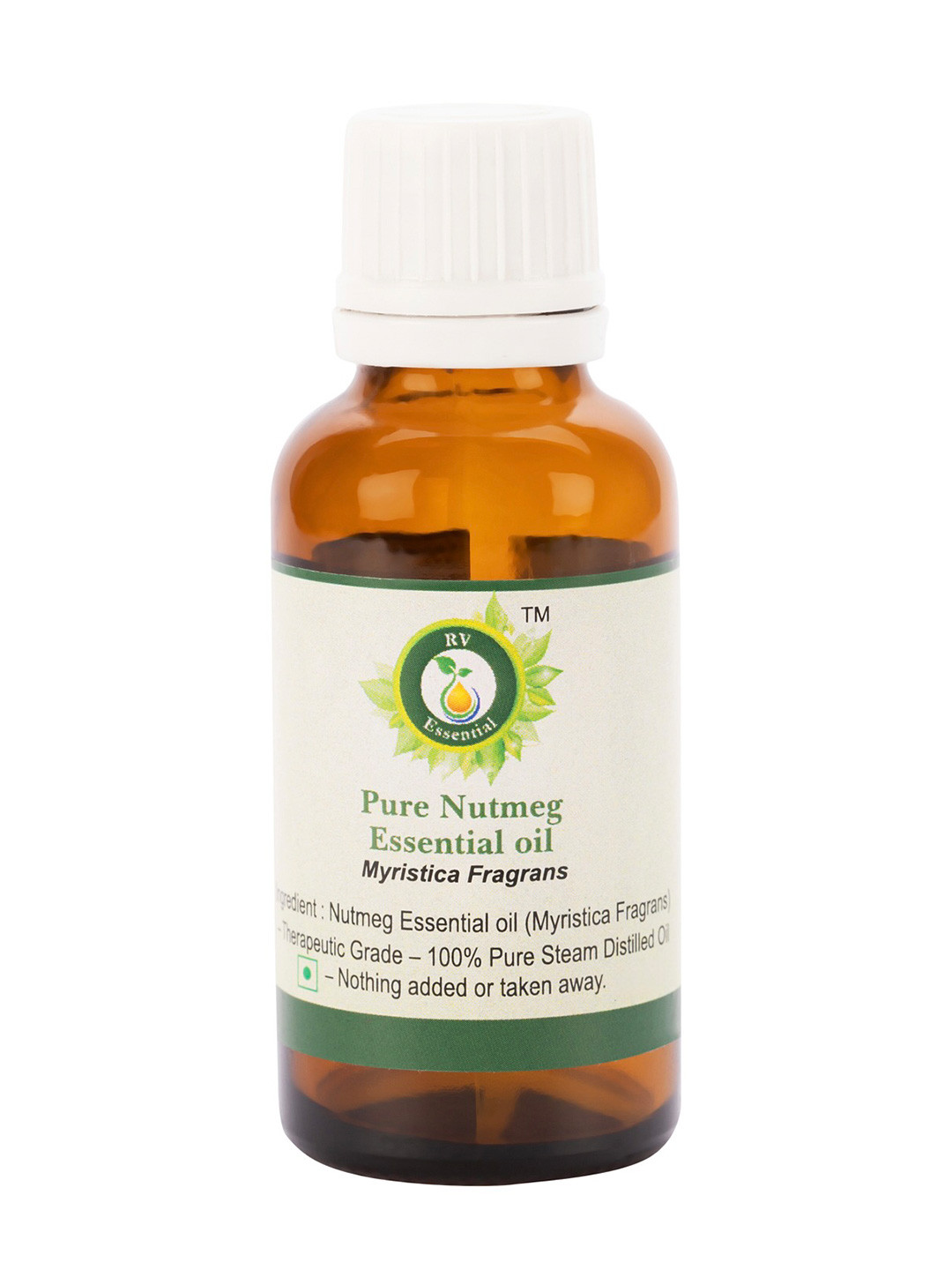 R V Essential Pure Nutmeg Essential Oil - 15 ml