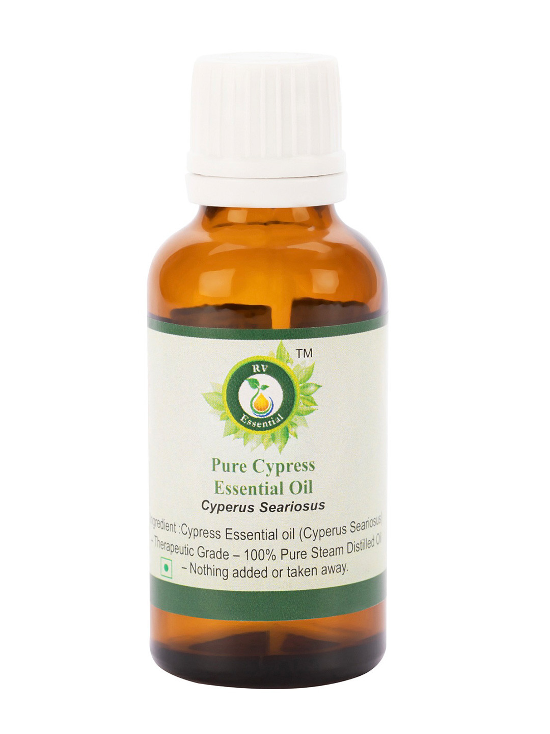 R V Essential Pure Cypress Essential Oil For Moisturization & Nourishment- 50 ml