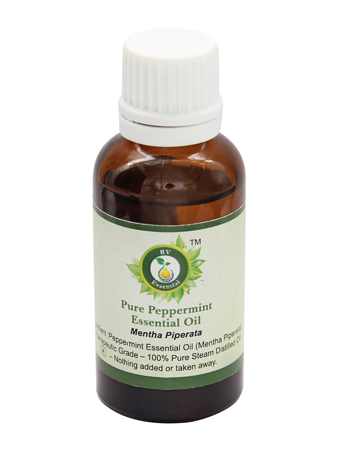 R V Essential Pure Peppermint Alochol Free Essential Oil - 100 ml