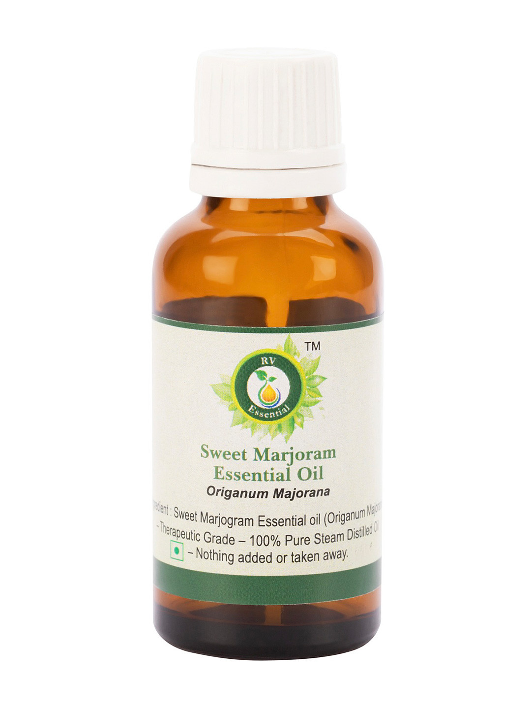 R V Essential Pure Sweet Marjoram Essential Oil For Moisturization & Nourishment- 15 ml