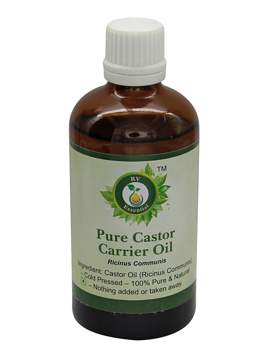 R V Essential Pure Castor Anti-Bacterial Carrier Oil - 50 ml