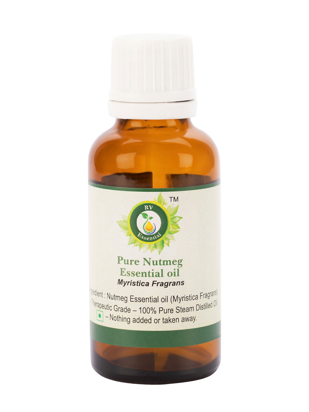 R V Essential Pure Nutmeg Essential Oil - 10 ml