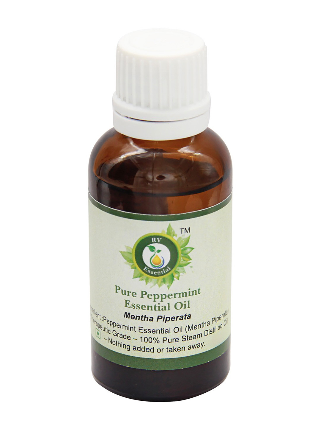 R V Essential Pure Peppermint Alcohol Free Essential Oil - 30 ml