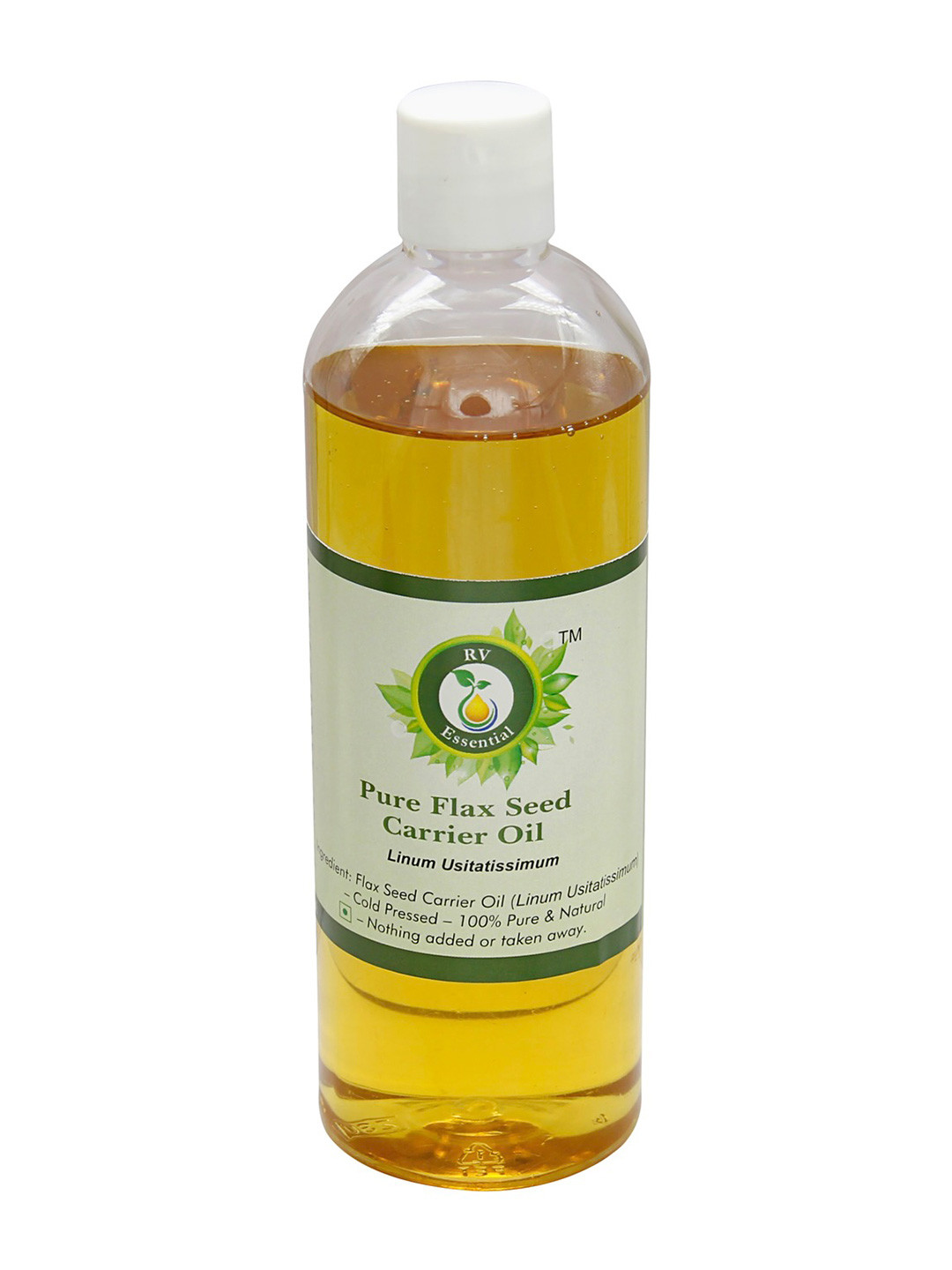 R V Essential Pure Flax Seed Carrier Oil - 200 ml