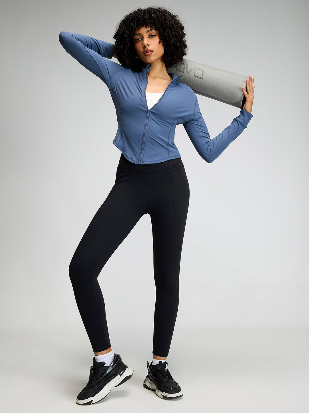 CAVA Black Hourglass Snug Leggings