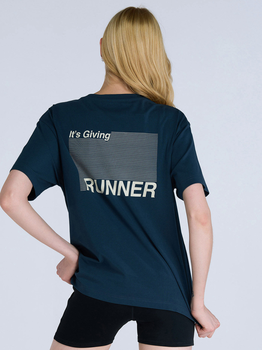 CAVA Steel Blue Graphic Oversized Tee - Women