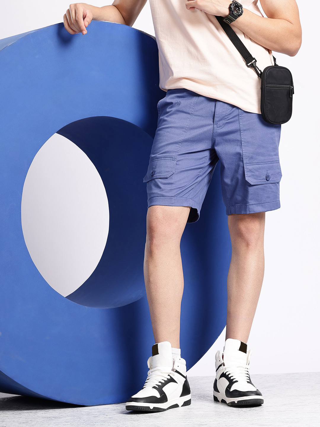 Aeropostale Men Straight Fit Cargo Shorts