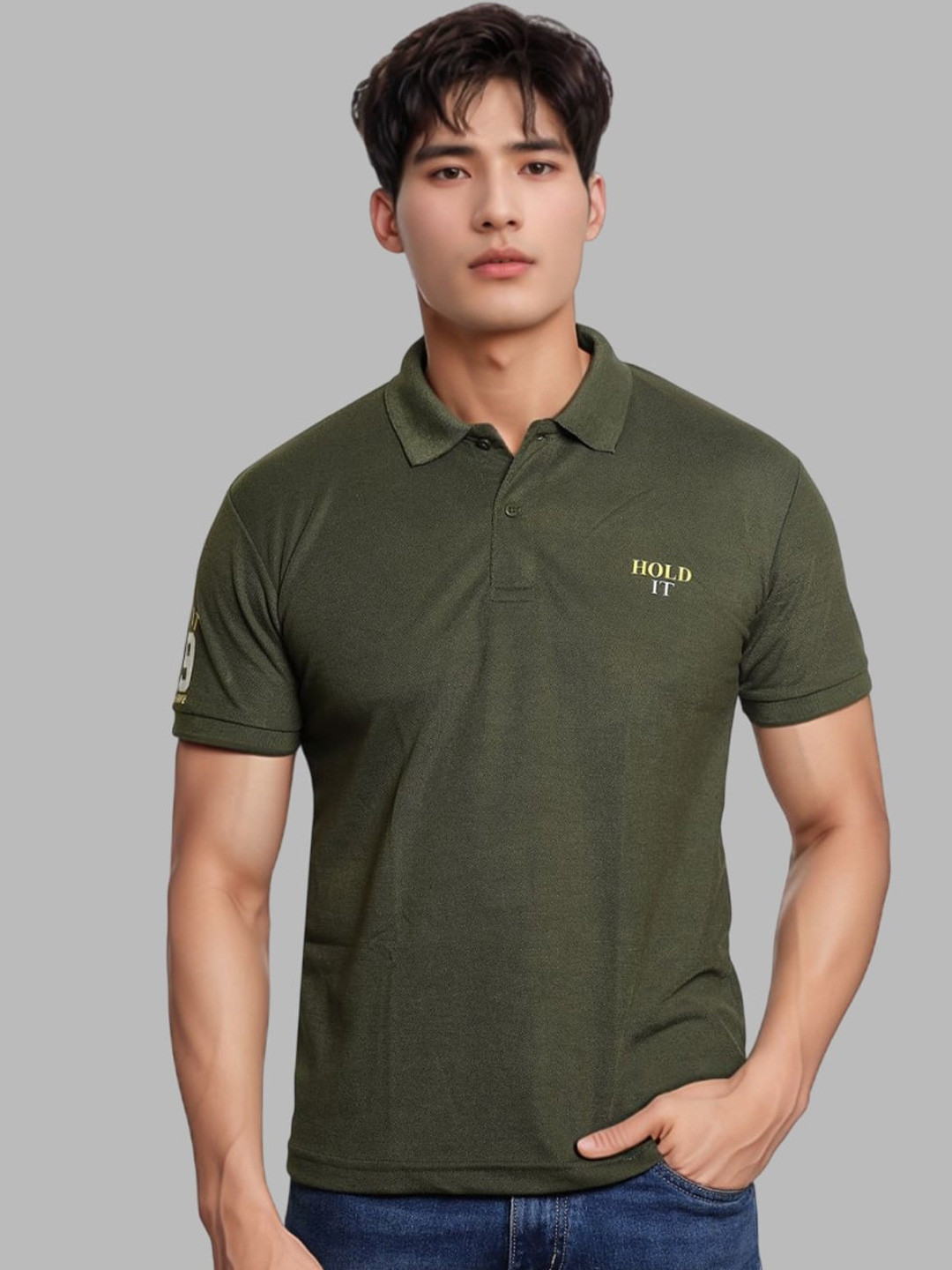 TAZO Polo Collar Cotton Regular Fit T-Shirt