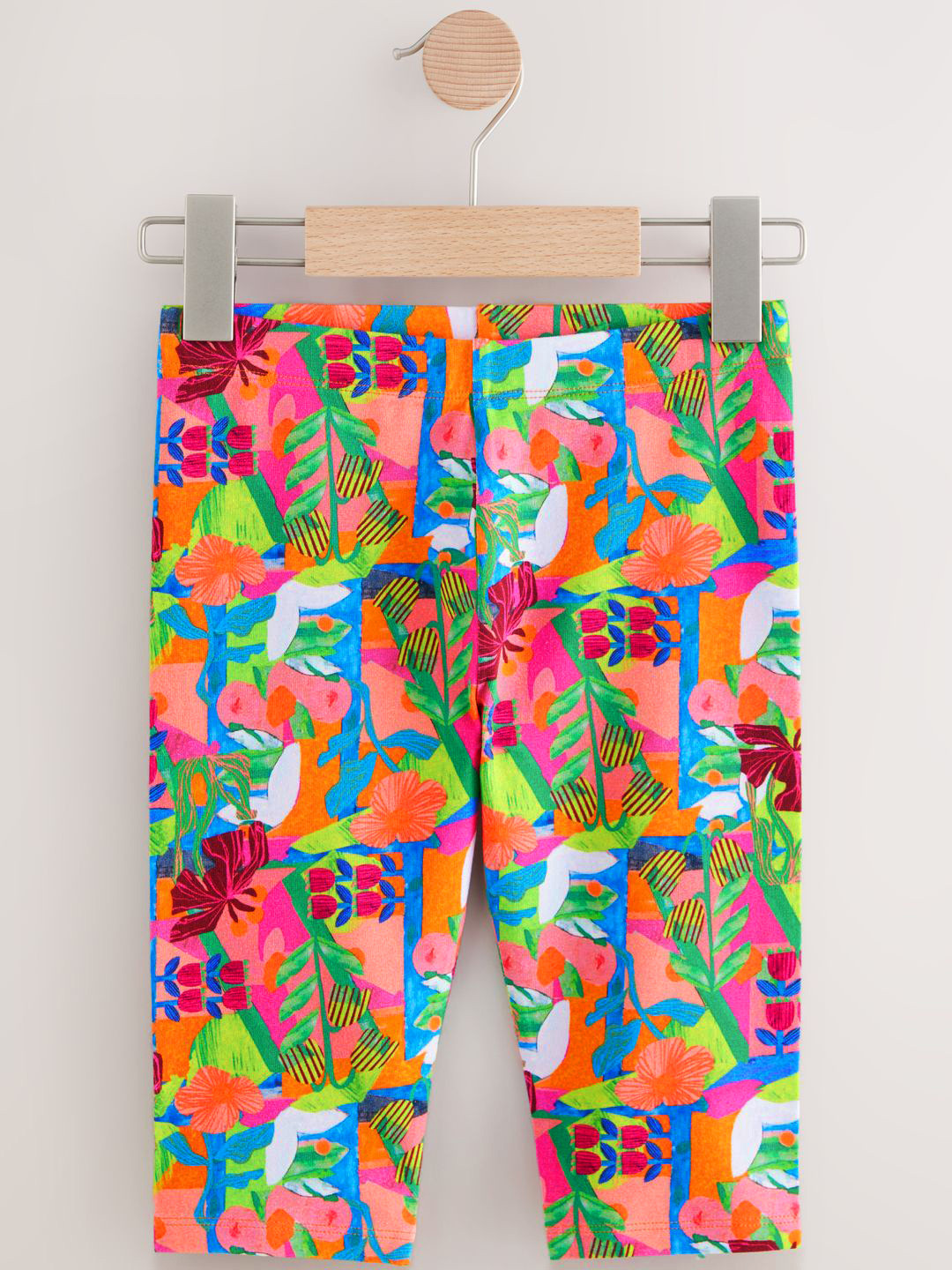 NEXT Girls Tropical Cropped Leggings
