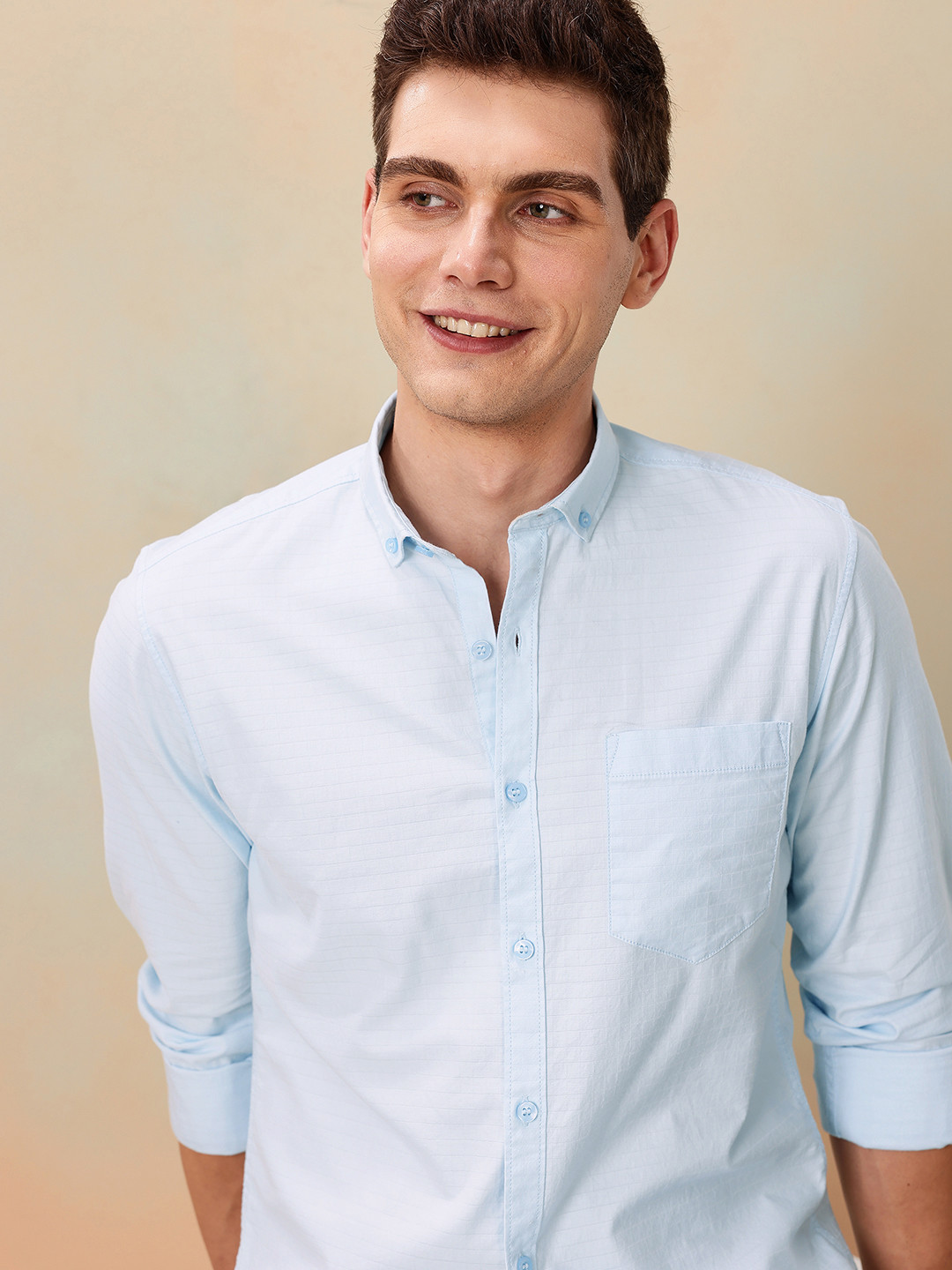 Mast & Harbour Men Standard Pure Cotton Casual Shirt