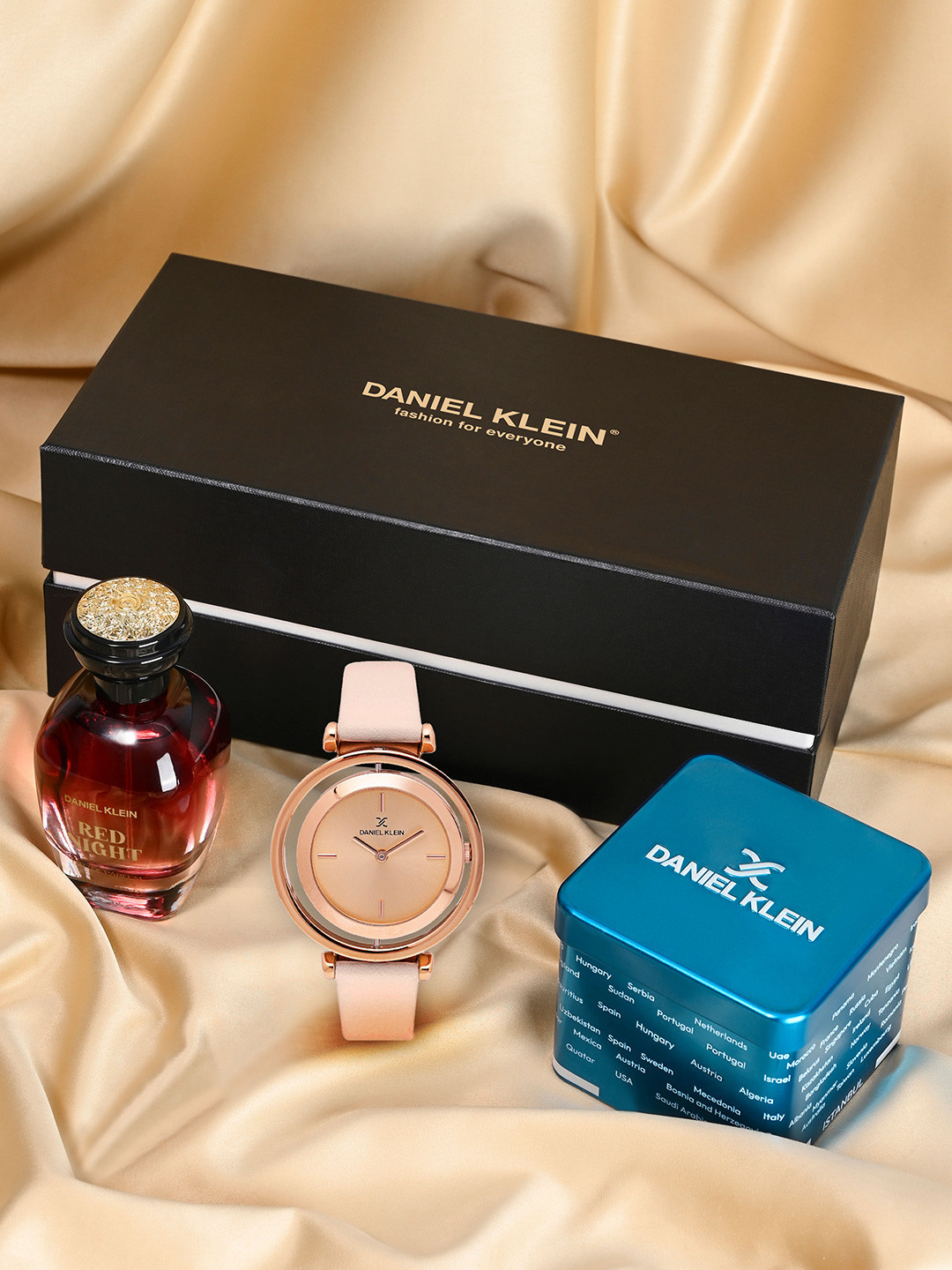 Daniel Klein Women Watch & Fragrance Feminine Charm Combo - DKC002-2