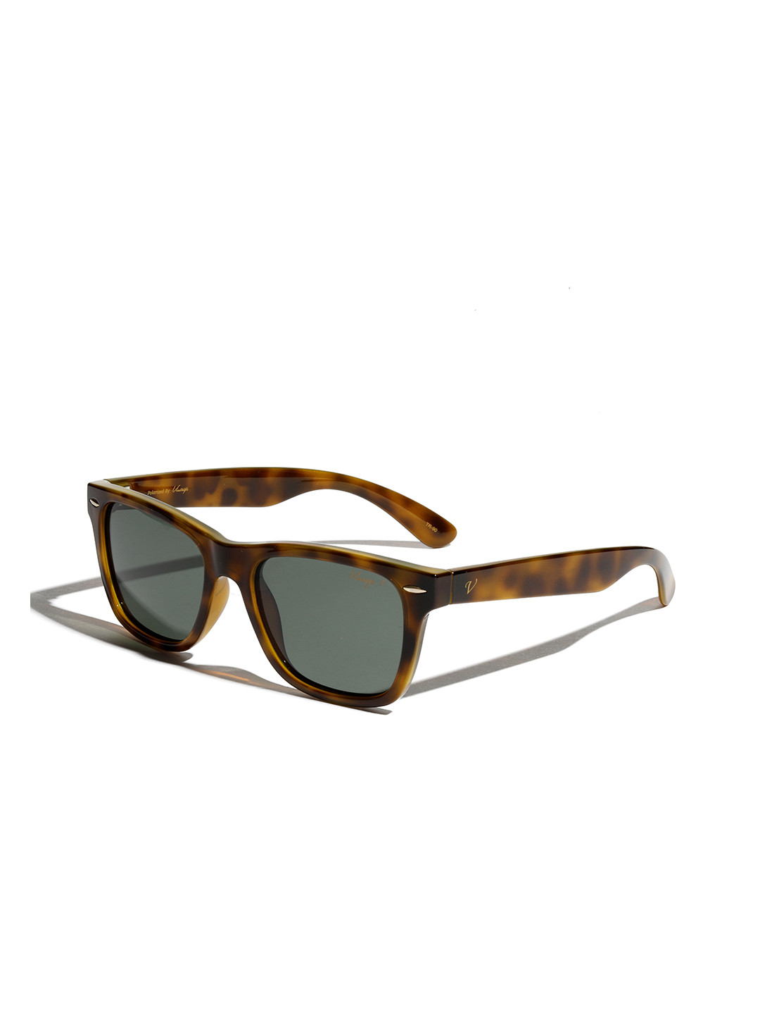 Vintage Unisex Wayfarer Sunglasses with Polarised and UV Protected Lens Wayfare Saga Col 124-2