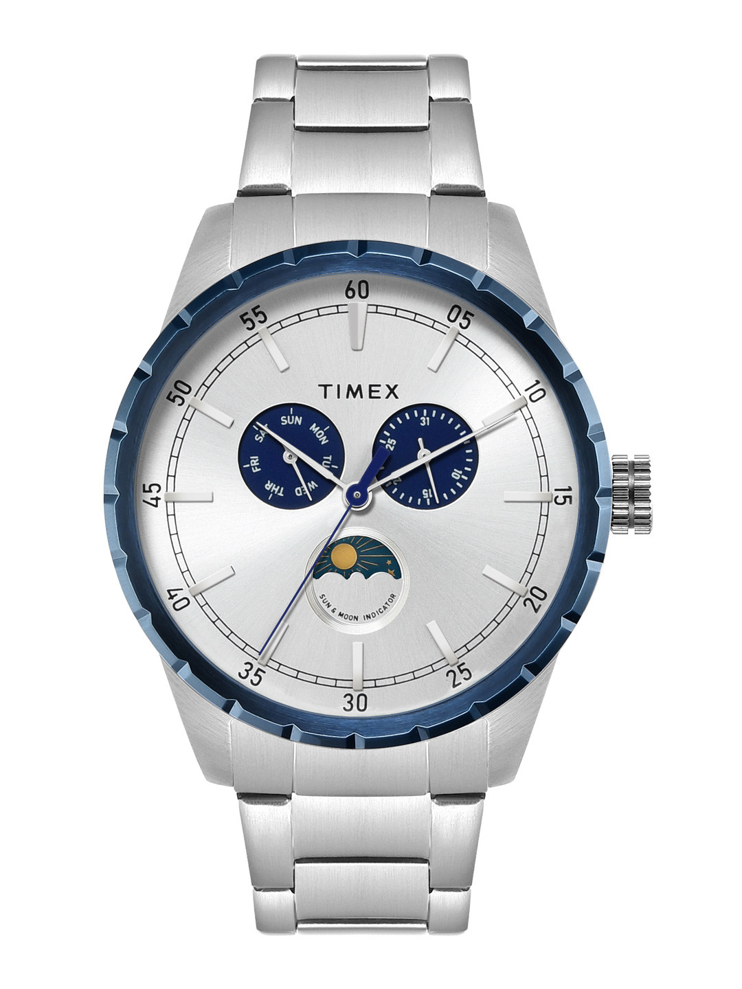 Timex Men Moon Phase Bracelet Style Straps Multifunction Analogue Watch TWEG28505