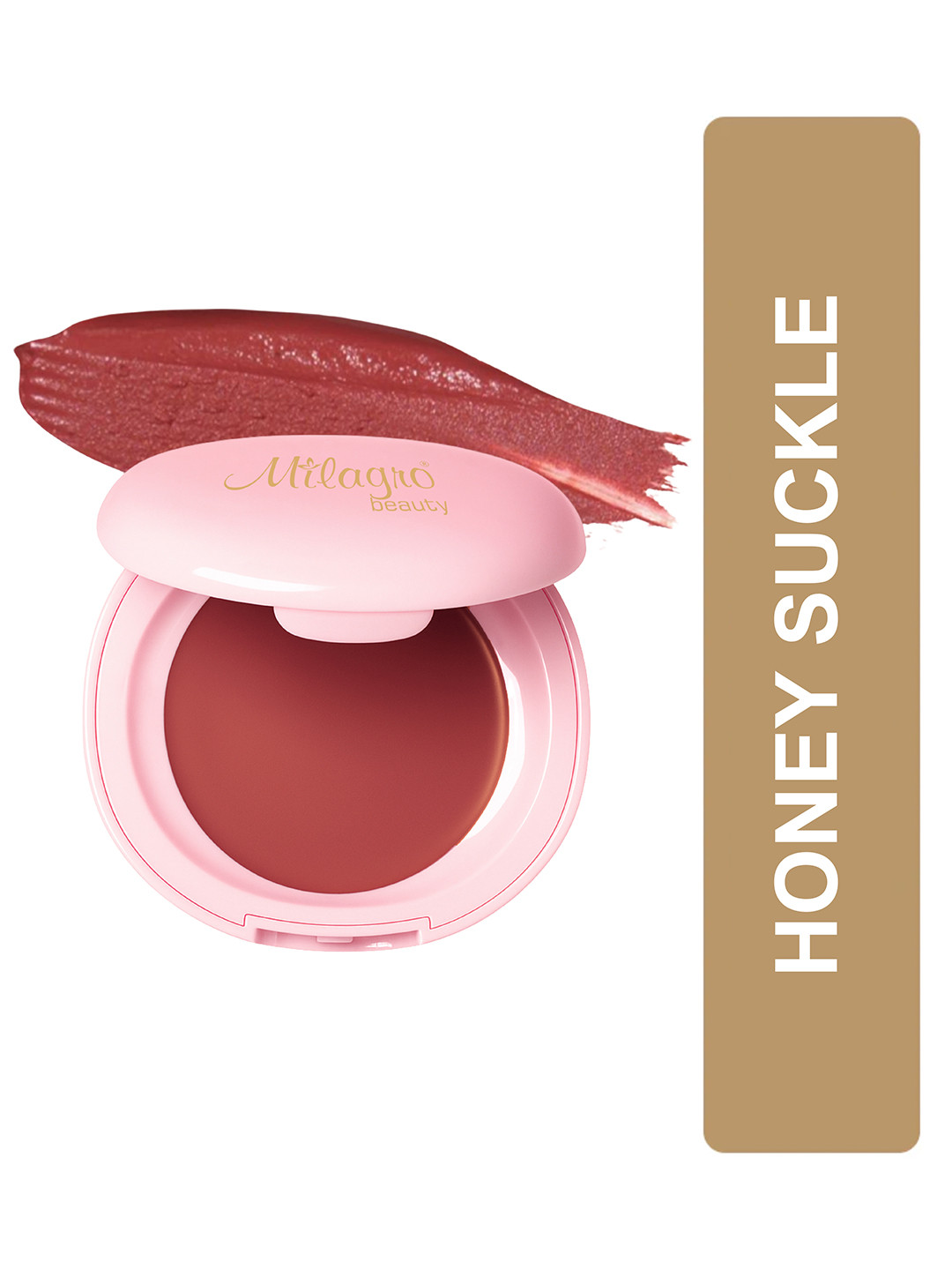 Milagro beauty Gula-Bae Cream Blush with Rosemary & Vitamin E - Honey Suckle