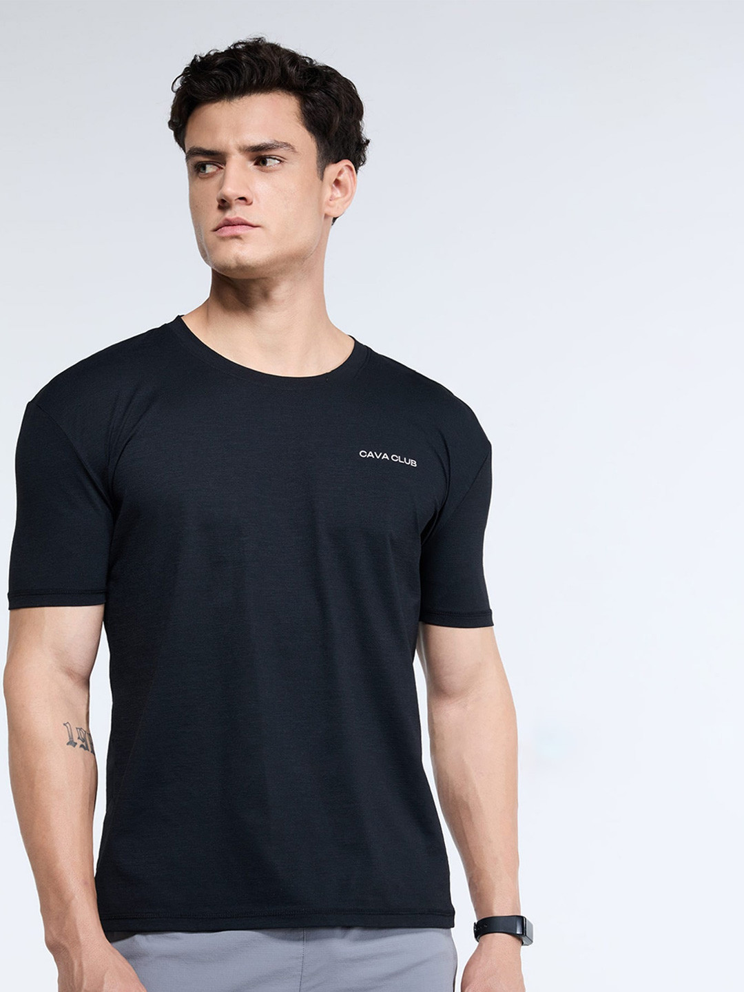 CAVA Typography Printed Short Sleeves T-shirt