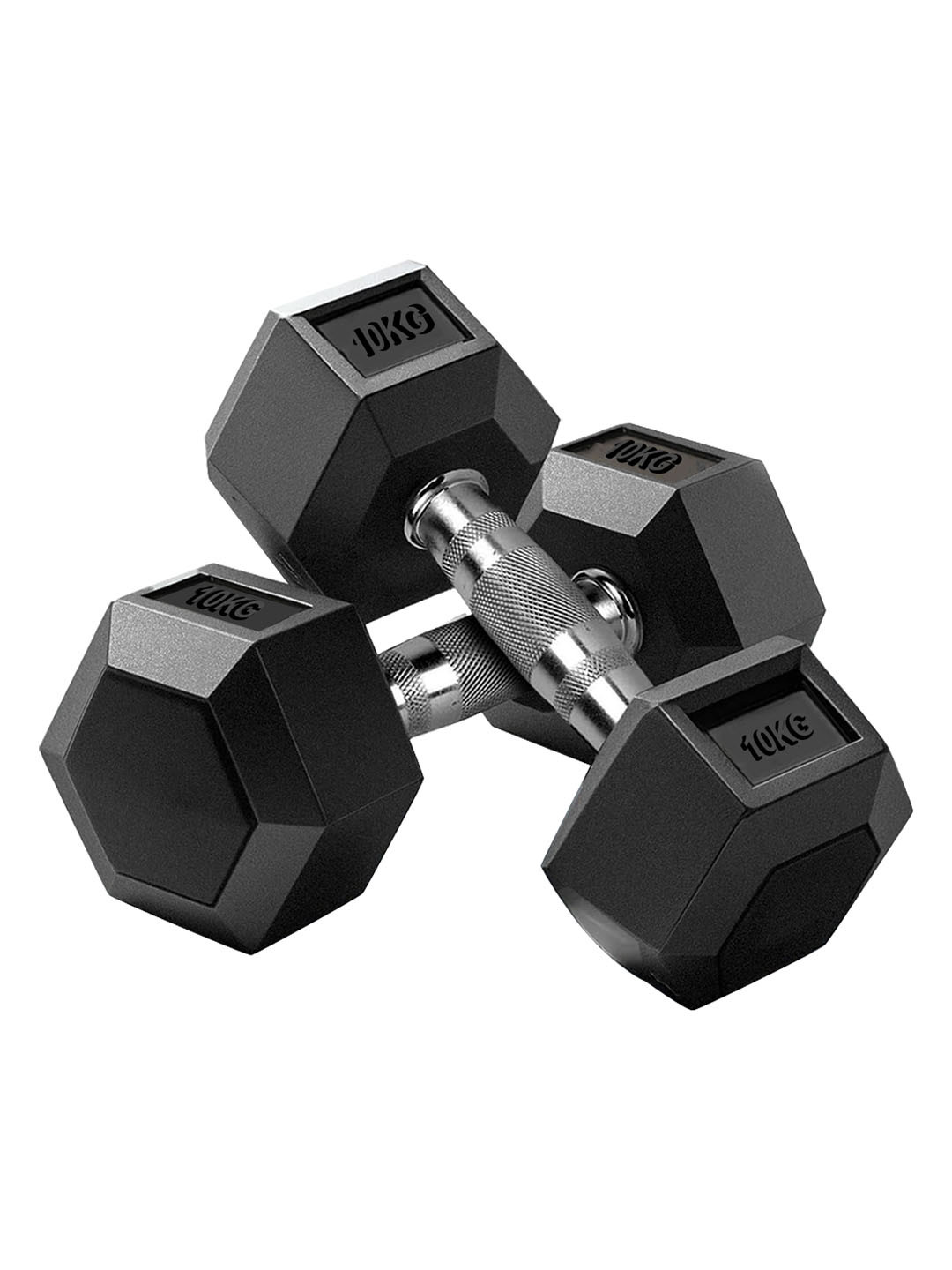 ADRENEX Set Of 2 Hexagon Fixed Weight Dumbbell - 10 kg Each