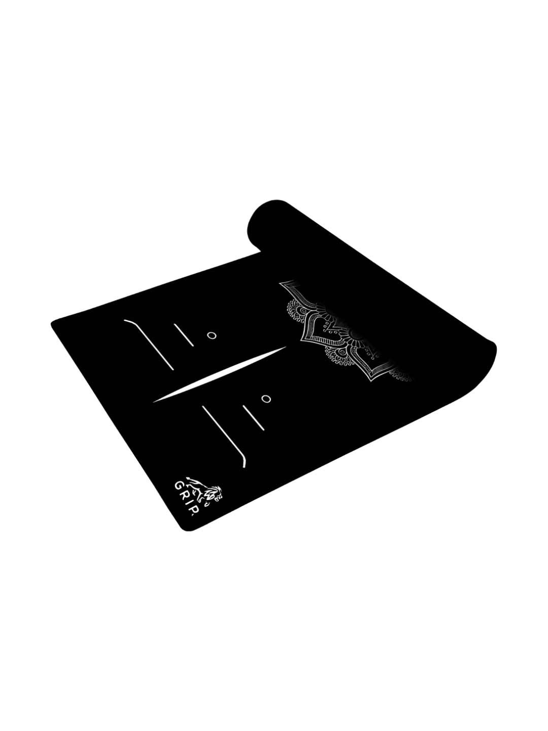 GRIP Mandala Alignment Anti-Slip Rectangular Yoga Mat
