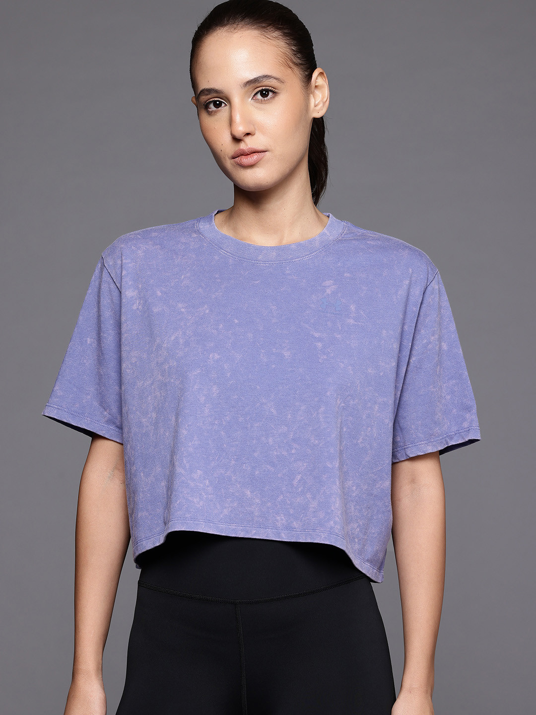 UNDER ARMOUR Boxy Cropped Washed T-shirt
