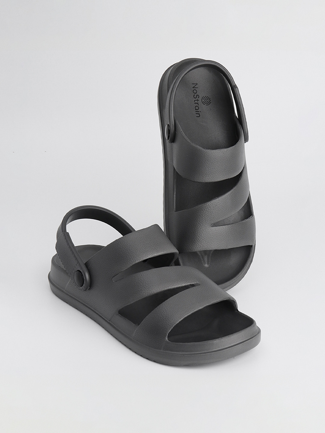 NoStrain Men Moulded Zigzag Comfort Sandals