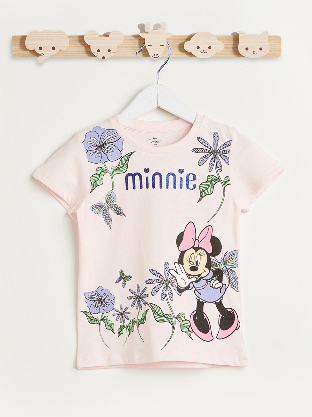 Juniors by Babyshop Girls Mickey Mouse Printed Pockets T-shirt