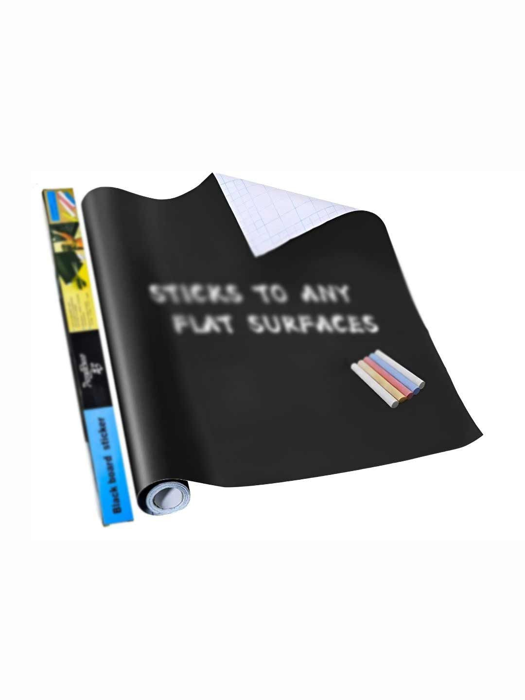 INDIAN ROYALS Black Blackboard Printed Self-Adhesive & Durable Wall Sticker