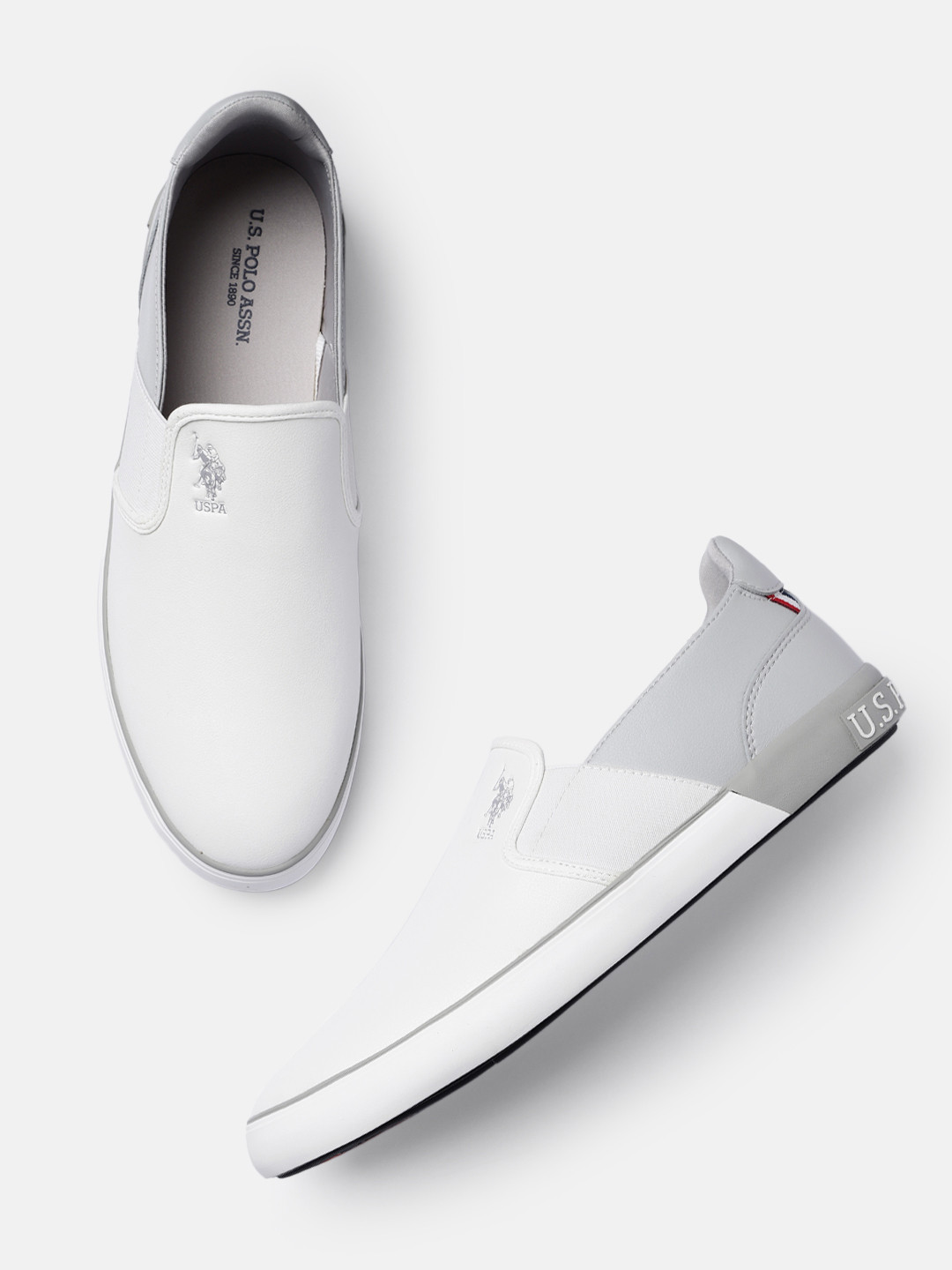 U.S. Polo Assn. Men LANAP 2.0 Colourblocked Sneakers