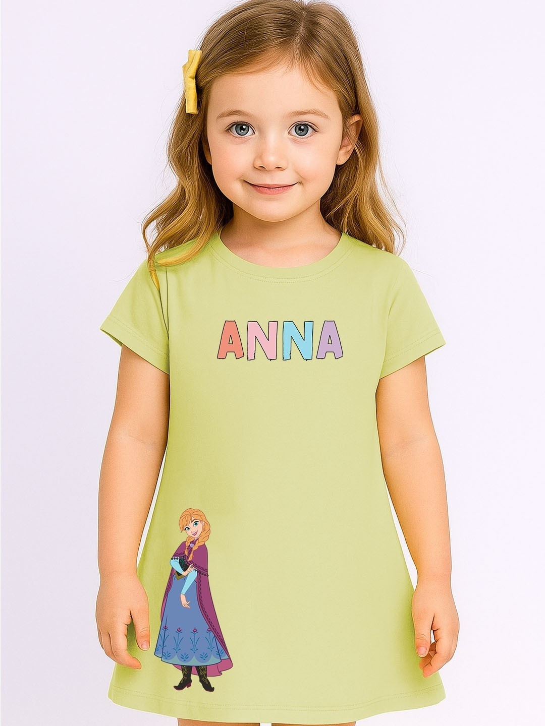 YK Disney Snow White Printed A-Line Dress