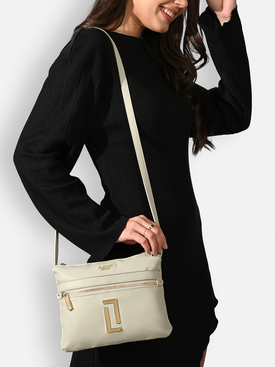 LAVIE LUXE Structured Sling Bag