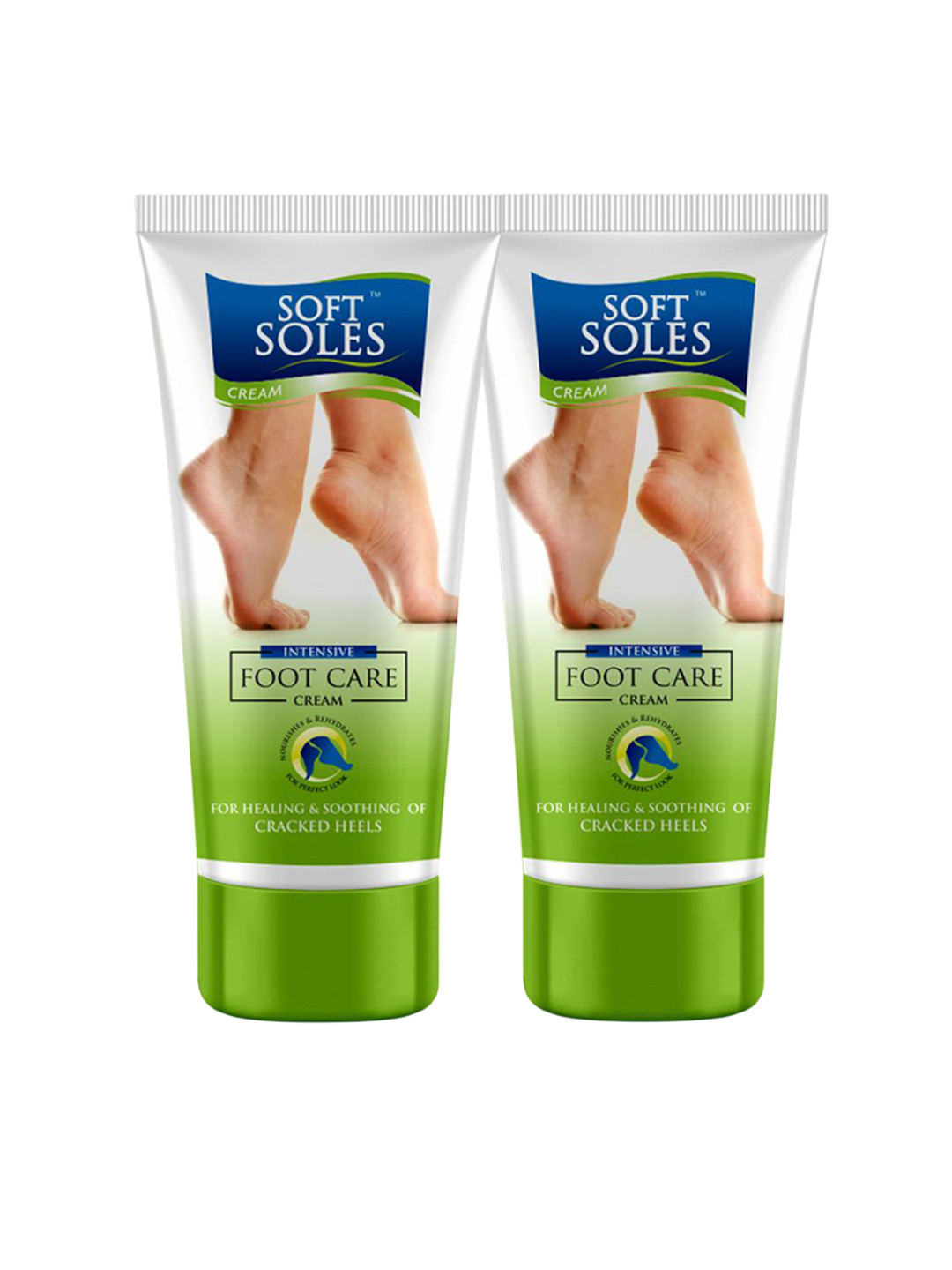 Leeford Pack of 2 Soft Soles Intensive Care Foot Cream for Cracked Heels 30g each