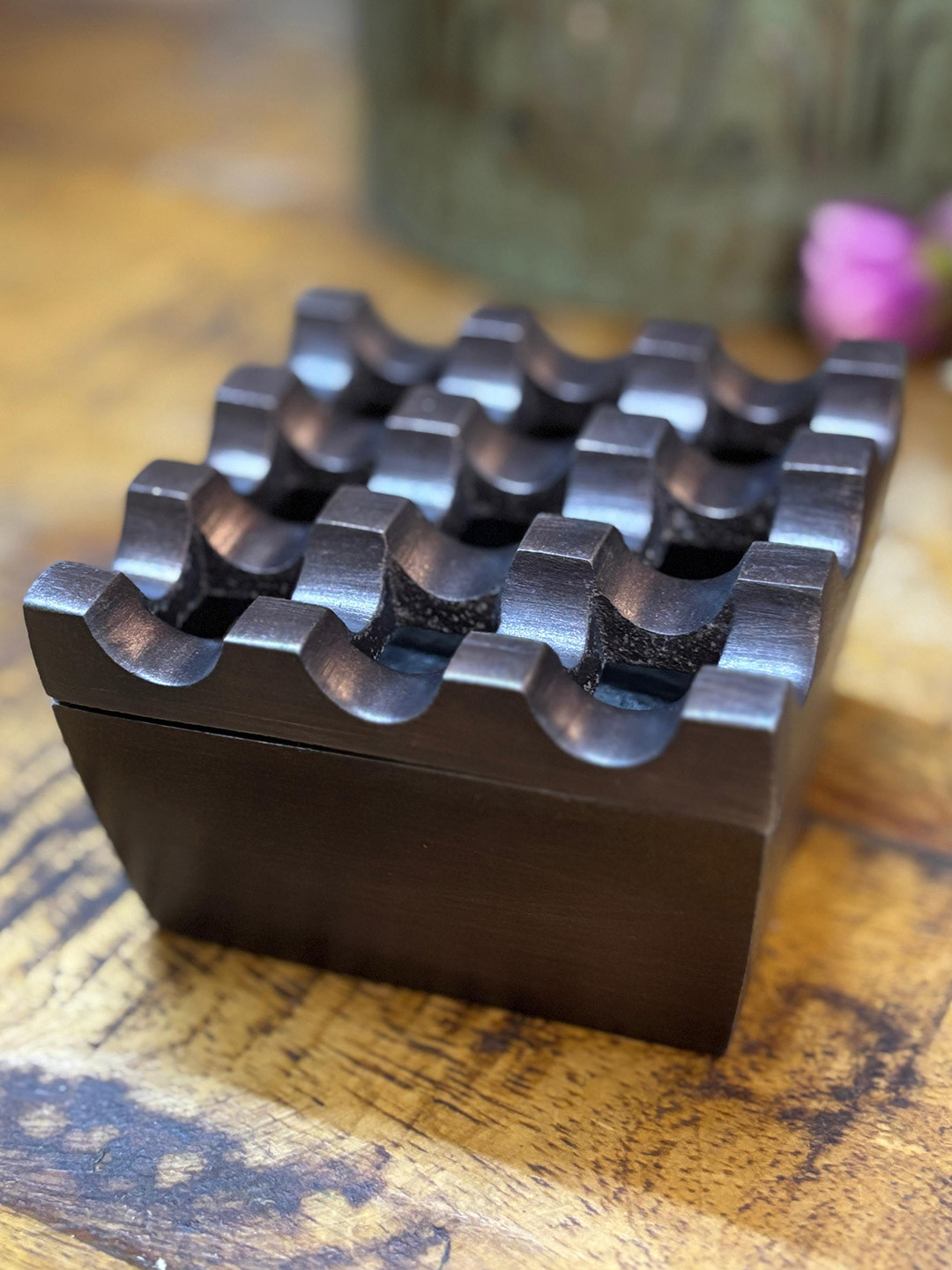PURI Maroon Single Aluminium Ash Trays