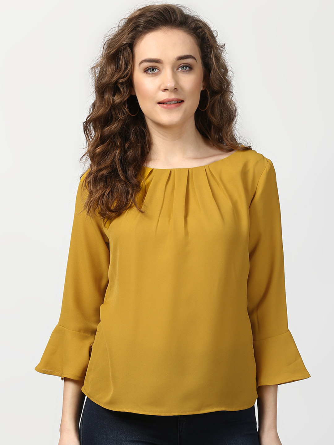 harpa mustard yellow top