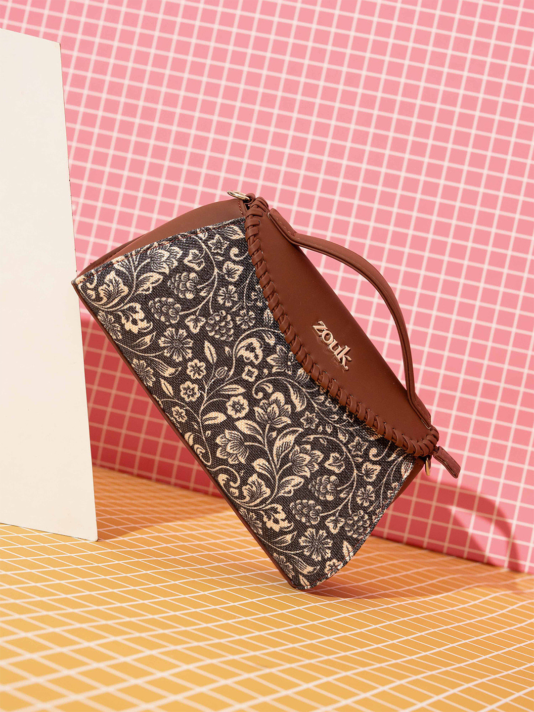 Alt by Zouk  Saisha Floral Printed Structured Sling Bag