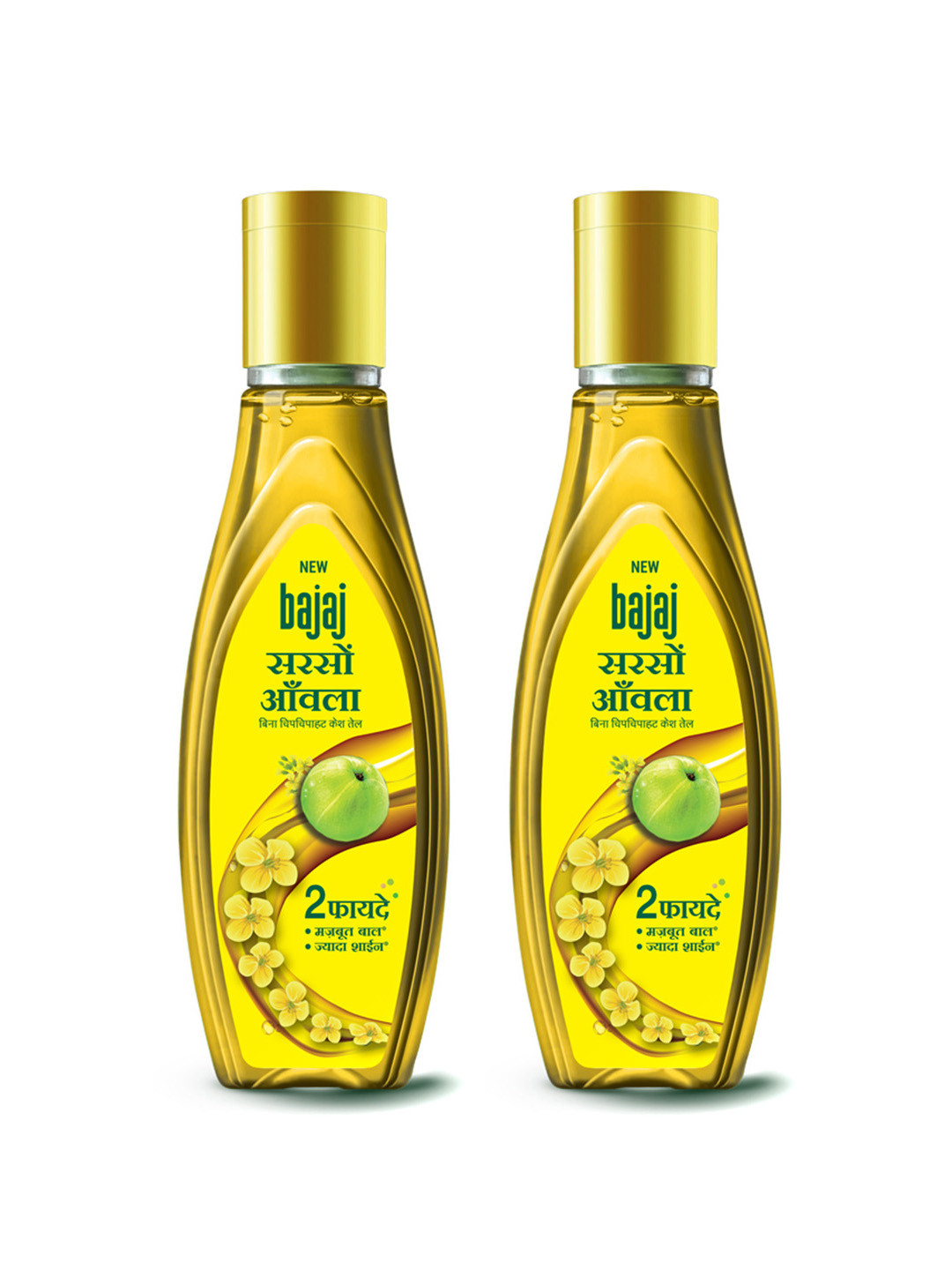 BAJAJ CONSUMER CARE Set Of 2 Sarson Amla Hair Oil - 500ml Each