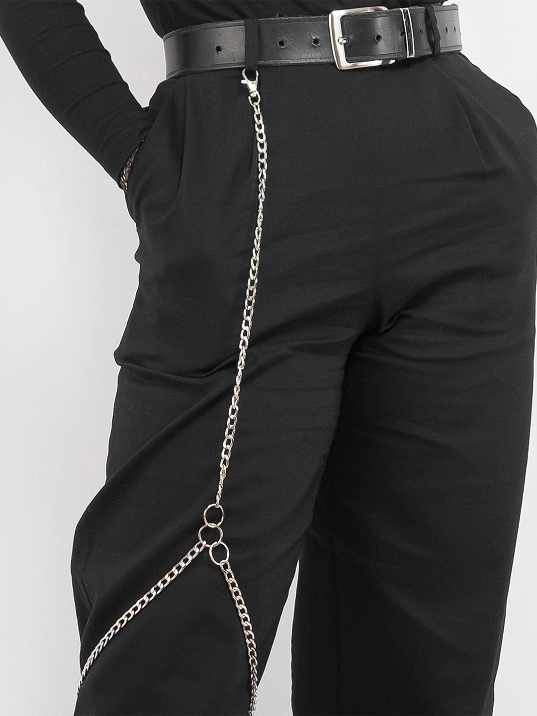 Its 4 You Unisex Silver-Plated Leg Garter Chain