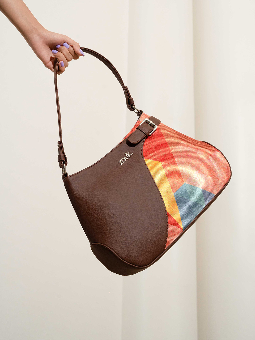 Alt by Zouk  Ira GeoOptics Geometric Textured Structured Handheld Bag