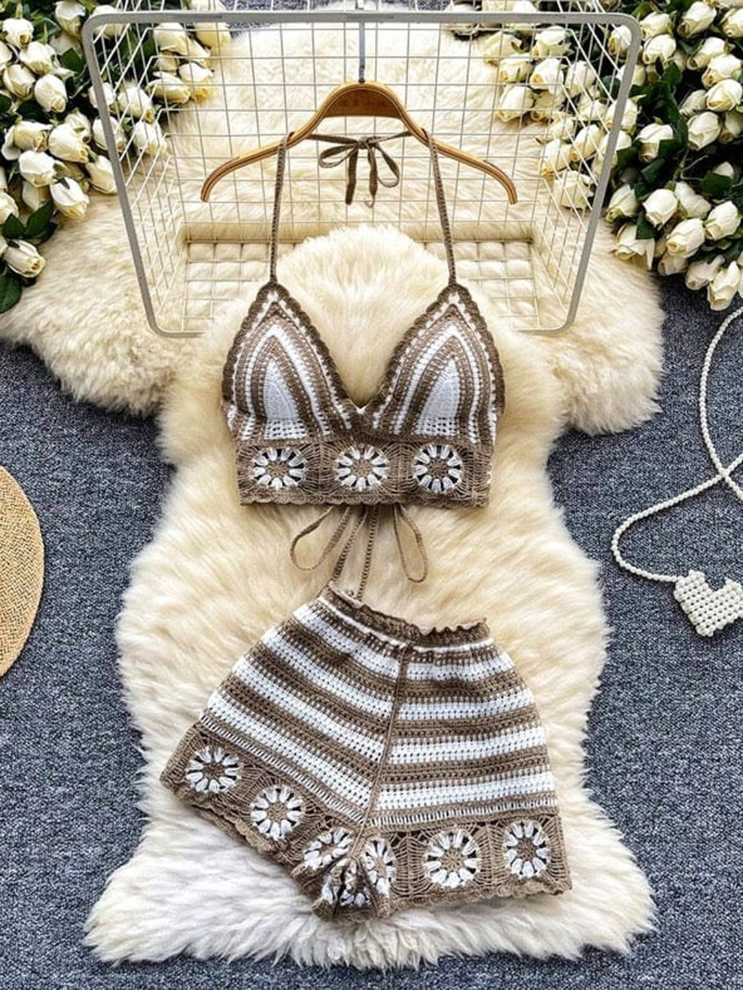 Miss Mosa By Akanksha  Athena 2 Piece Coord Set -Resortwear