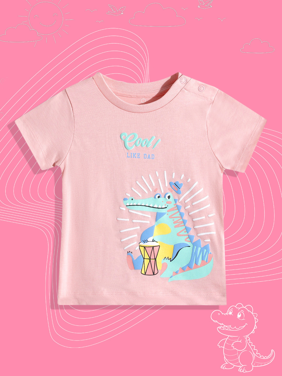 mothercare Boys Printed Pure Cotton T-shirt